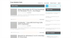 Desktop Screenshot of freemobilecalls.in