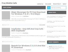 Tablet Screenshot of freemobilecalls.in